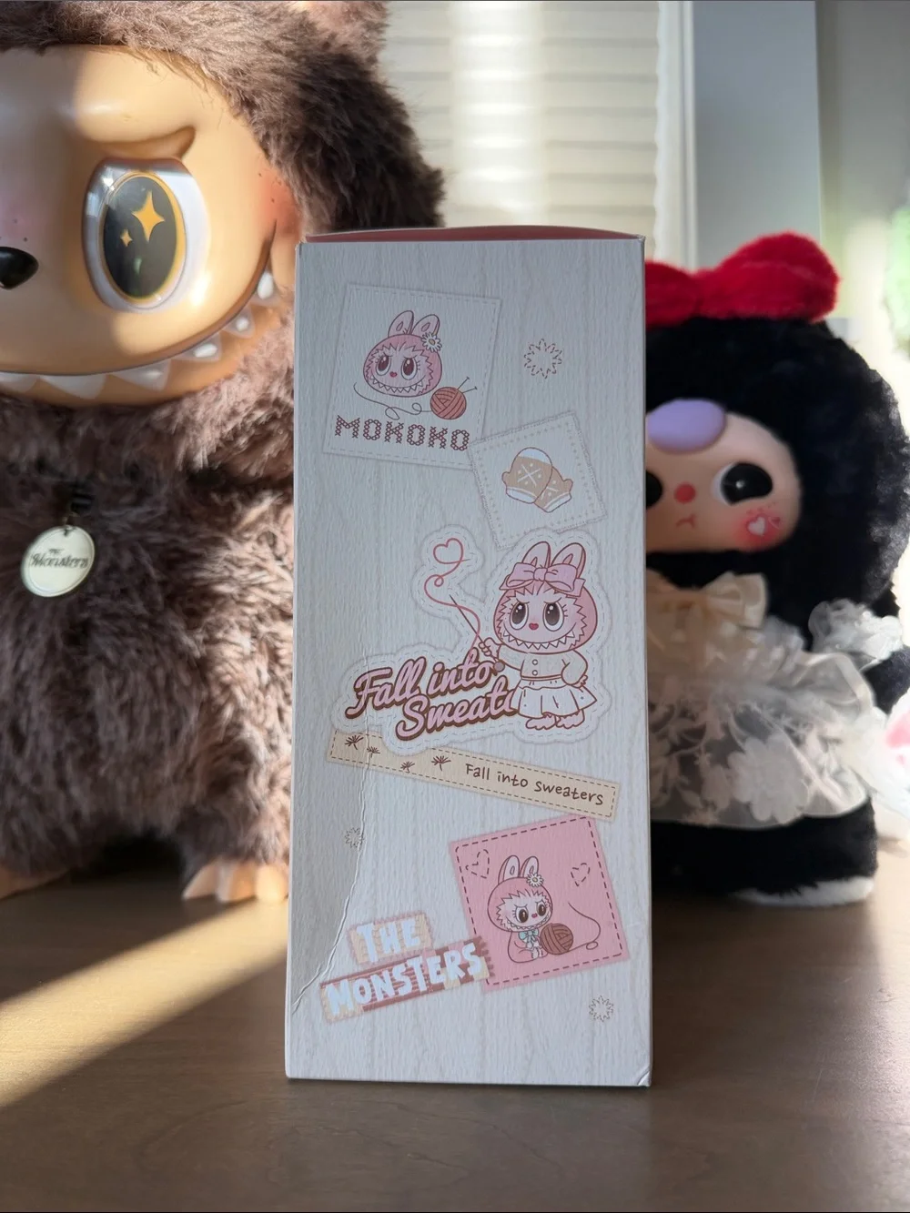 Pop Mart Fall Into Sweaters Mokoko Vinyl Plush Pendant Labubu Pop Land Exclusive - Picture 7 of 17